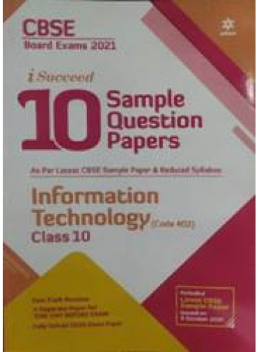 I Succeed 10 Sample Question Papers Information Technology Class-10