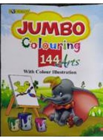 Jumbo Colouring 144 Arts With Colour Illustration