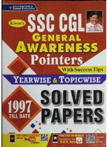 Kiran's SSC CGL General Awareness Pointers Yearwise & Topicwise 1997-Till Date Solved Papers