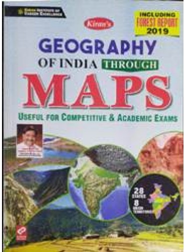 Kirans Geography Of India Through Maps Useful For Competitive & Academic Exam