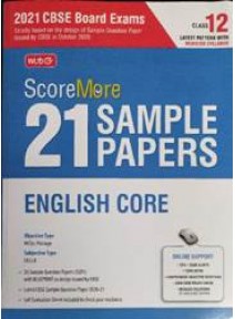 MTG Scoremore 21 Sample Papers English Core Class 12