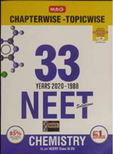 Mtg : 33 Years 2020-1988 Neet Solutions Chapterwise-Topicwise Chemistry