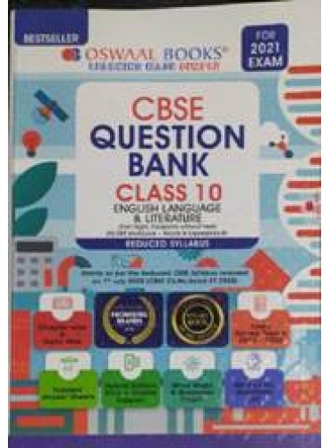 Oswaal Books Cbse Question Bank Class-10 English Language & Literature 2021