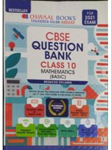 Oswaal Books Cbse Question Bank Class-10 Mathematics (Basic) 2021