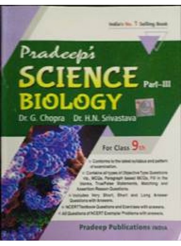 Pradeeps Science Biology Part-III For Class-9th